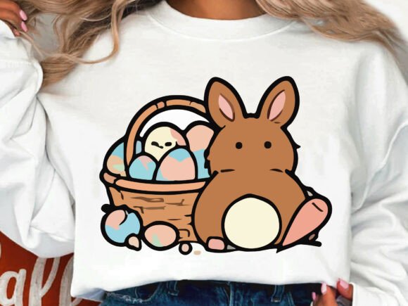 Chubby Easter Bunny Sweatshirt PNG Review