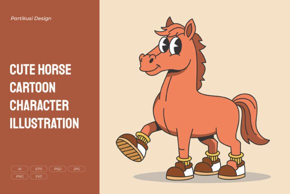 Cute Horse Cartoon Character Embroidery Review