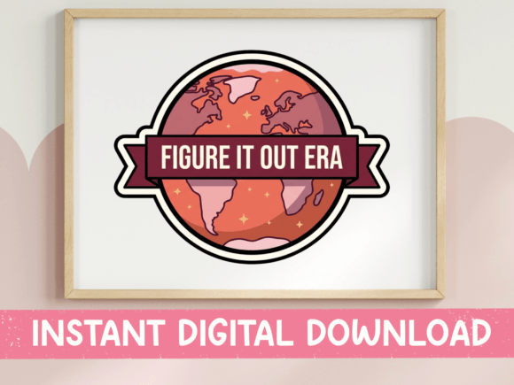 Figure It Out Era Globe Badge Design Review