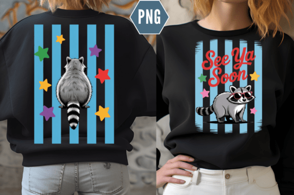 Funny See Ya Soon Raccoon Preppy Striped Review