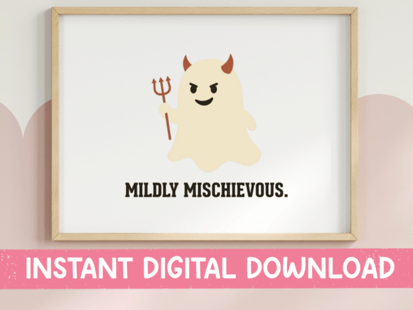 Mildly Mischievous Devil Ghost Print Review