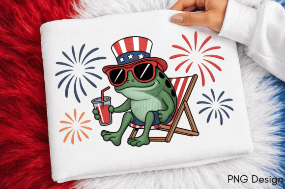 Patriotic Frog PNG Design Review