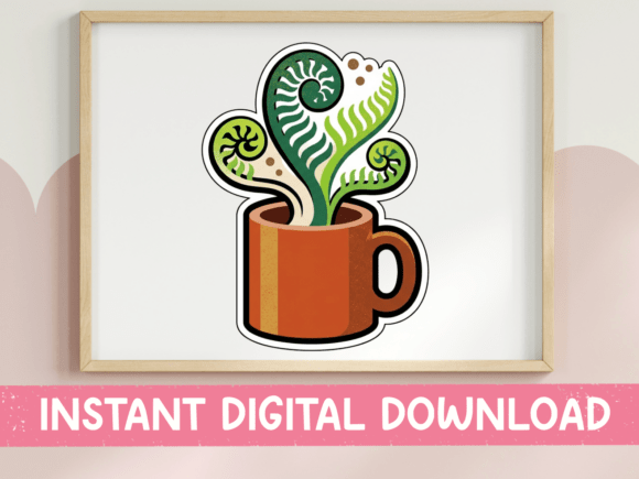 Weird Plant Monster in Coffee Mug Embroidery Review