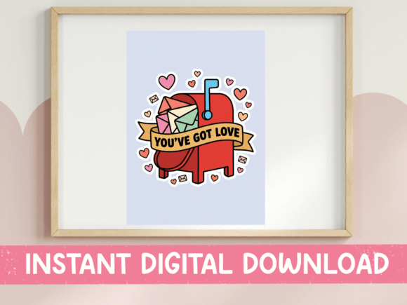 You Ve Got Love Mailbox Doodle Print Review